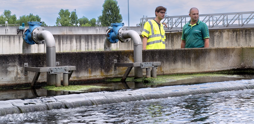 addetti all'impianto depurazione